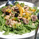 Cannellini Bean Salad with Anchovies and Orange Slices